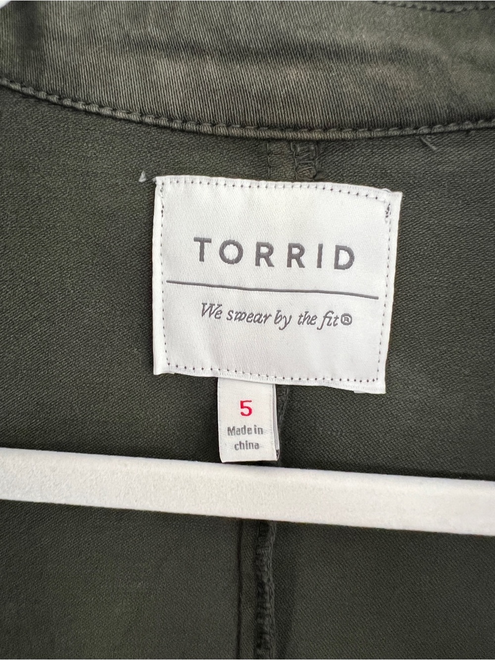 TORRID OPEN FRONT TRENCH JACKET - Picture 3 of 7